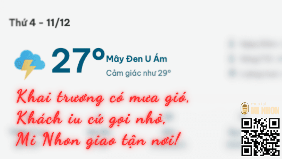 Mi Nhon giao hàng tận nơi